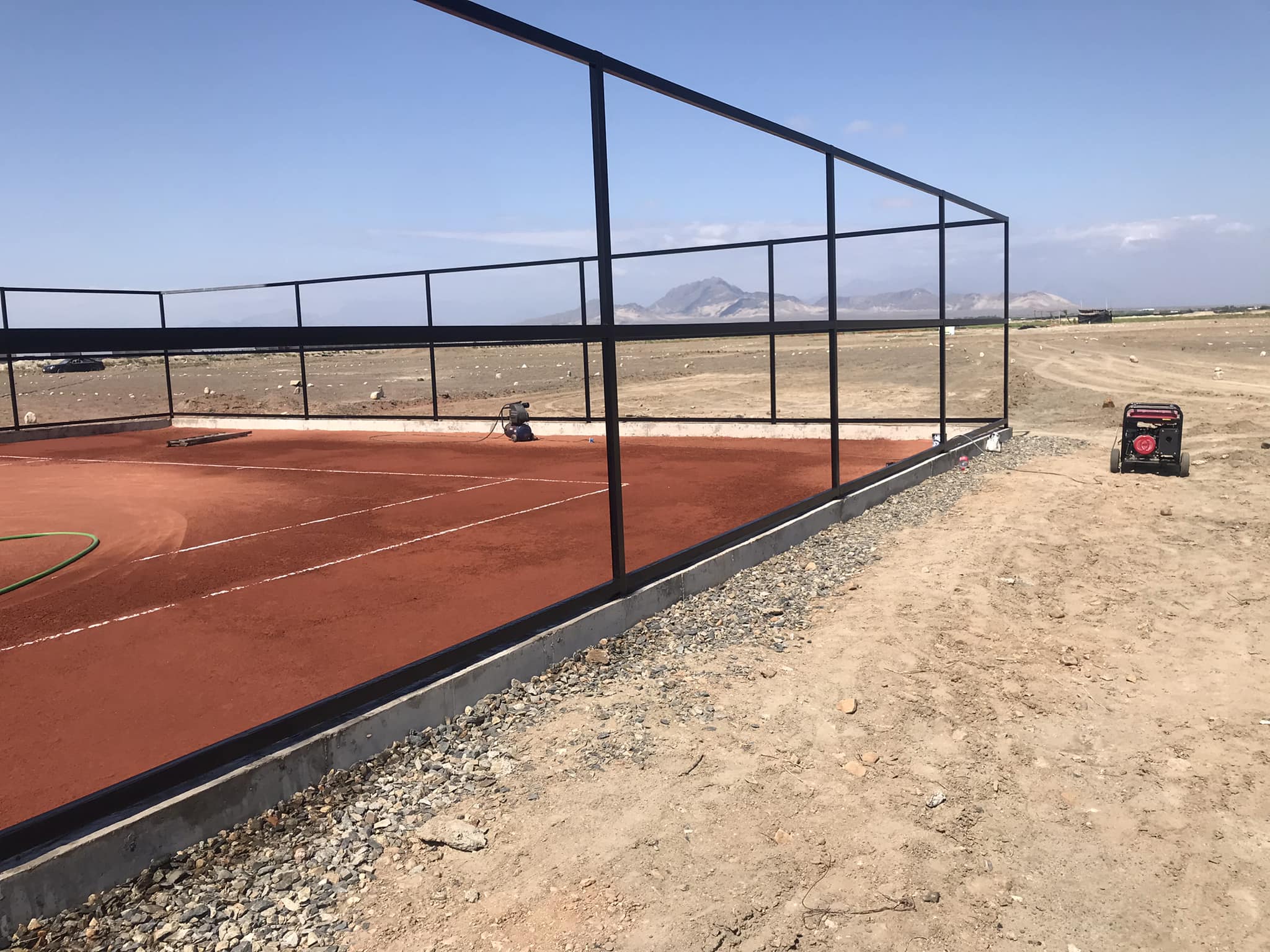 construcción de canchas de tenis de polvo de ladrillo Lima-Peru - Imagen 3