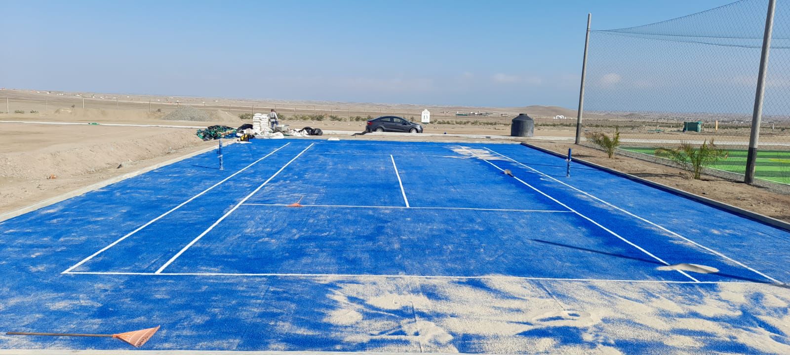 construcción de canchas de tenis de polvo de ladrillo Lima-Peru - Imagen 2