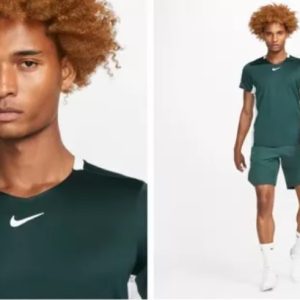 Polo Verde Para Hombre Nikecourt Dri-fit Advantage